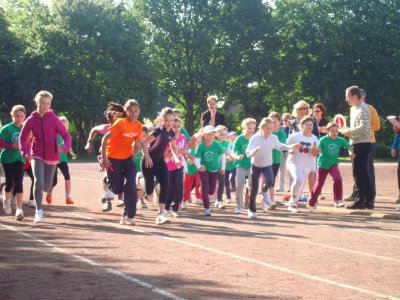 800m-Lauf der M&auml;dchen 