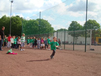 Anlauf zum Weitsprung! 