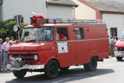 Der alte Opel Blitz der Feuerwehr  (Bild vergr&ouml;&szlig;ern)