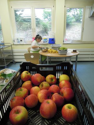 frisches Obst gibt es selbstverst&auml;ndlich auch 