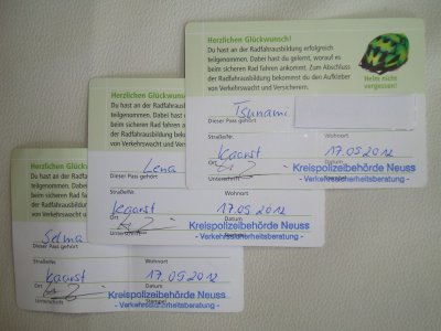 Fahrradp&auml;sse 