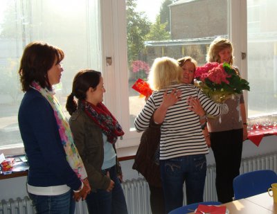 Blumen&uuml;bergabe 