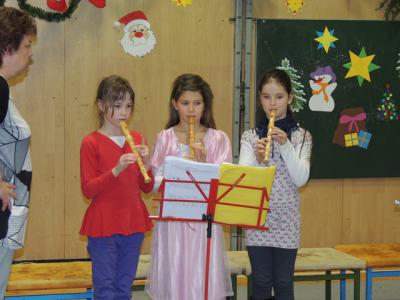 Fl&ouml;tenspiel von Vanessa W. Lara und Vanessa R. 
