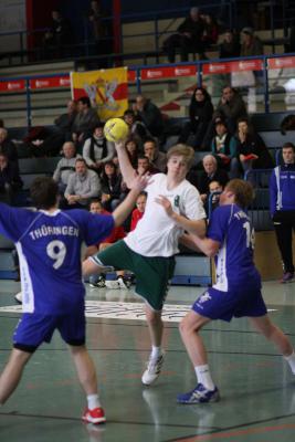 3.Spiel Th&uuml;ringen : Sachsen Runarsson Dadi 