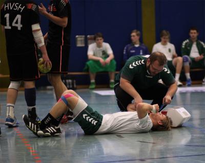 HVS-Physiotherapeut Alexander Beil im Einsatz 