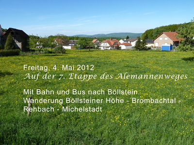 Foto des Albums: Wanderwoche im Odenwald 2012 (01.03.2013)