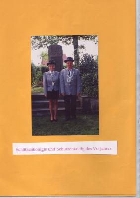 Vorjahresk&ouml;nigin und - k&ouml;nig 