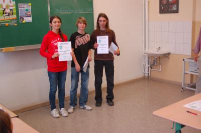 Foto des Albums: Mathematikolympiade 2010 Sieger (01.11.2010)