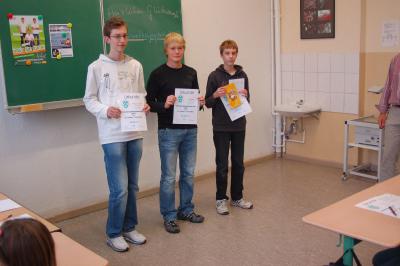 Foto des Albums: Mathematikolympiade 2010 Sieger (01.11.2010)