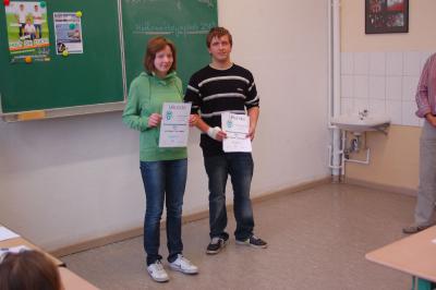 Foto des Albums: Mathematikolympiade 2010 Sieger (01.11.2010)