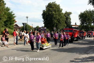 Feuerwehrsportlerinnen der Freiwilligen Feuerwehr Burg (Spreewald) 