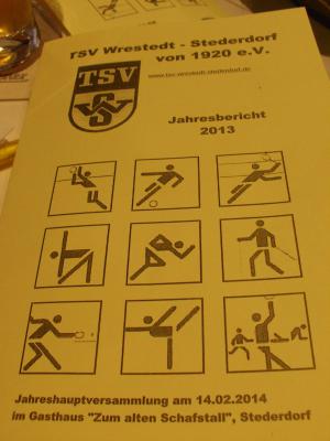 Foto des Albums: Jahreshauptversammlung 2013