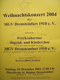 Foto des Albums: Weihnachtskonzert mit dem Freckenhorster Kinder,-und Jugendchor
