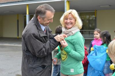 Frau Lucht wird ausgezeichnet... 