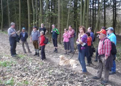 Von Sturmsch&auml;den sowie Waldbau fr&uuml;her und heute berichtete Revierf&ouml;rster Volker Stockenhofen  (Bild vergr&ouml;&szlig;ern)