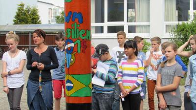 Foto des Albums: Kunstsäulen zur Fußball-Weltmeisterschaft 2014