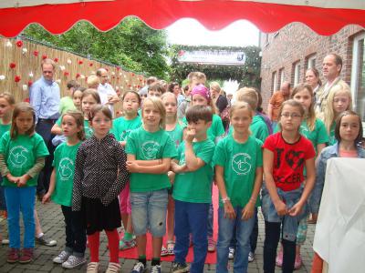 Alle Kinder sind sehr aufgeregt... 