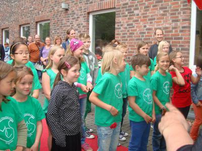 Die Kinder bekommen ihren verdienten Applaus! 