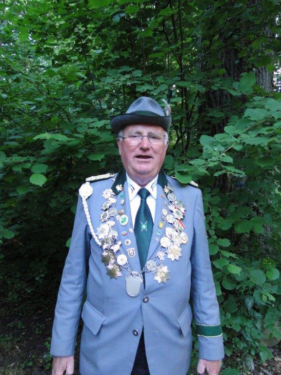 Bild: Schützenkönig 2014/15 Dietmar Krüger
