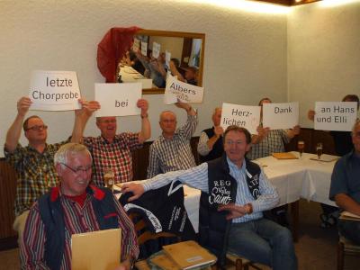 Foto des Albums: Letzte Chorprobe bei Hans & Elli