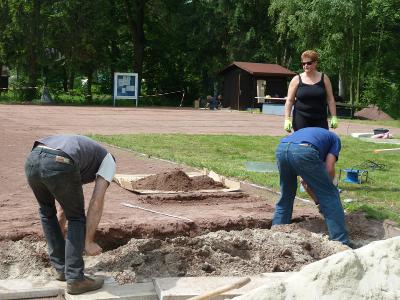 Foto des Albums: Sanierung der Leichtathletikanlage - Mai 2014