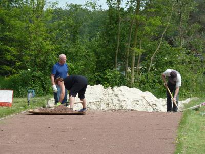 Foto des Albums: Sanierung der Leichtathletikanlage - Mai 2014