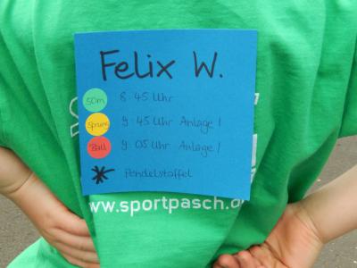 Jeder wei&szlig;, wann er wo sein muss... 