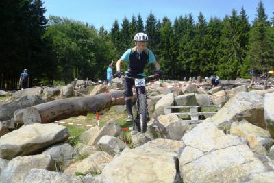 Fotoalbum Fahrradtrial-Hessenmeisterschaft in Schotten auf dem Taufstein Vogelsberg.