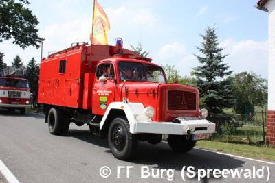 Ehemaliger Hilfsr&uuml;stwagen auf Magirus Mercur der FF Peitz 