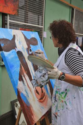 Foto des Albums: LIMES LIVE 2014; Kinderland Sportplatz, Eventmalerei