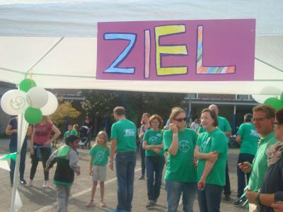 Im Ziel gab es die begehrten Stempel.... 