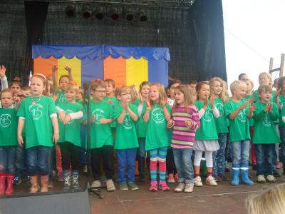 Unsere Kinder bekamen ganz viel Applaus! 