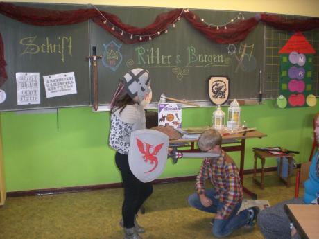 Bild: Klasse 4: Ritter und Burgen