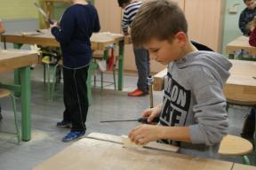 Bild: Klasse 5: Holzwerkstatt