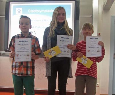 Foto des Albums: Mathematikolympiade Stadt BRB, Preisträger 2014 (14.12.2014)