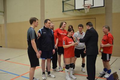 Foto des Albums: Pokalübergabe zum Volleyballturnier (22. 03. 2014)