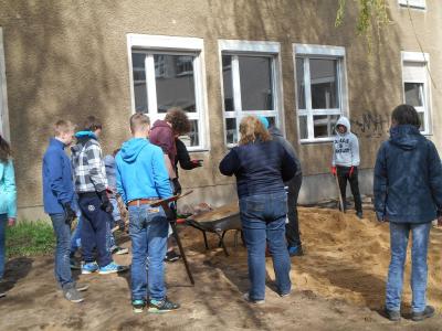 Foto des Albums: Projekt Schulgartengestaltung (29. 04. 2015)