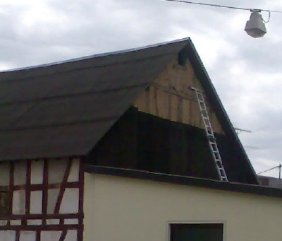 Freilegung Fachwerk Giebel Nord  (Bild vergr&ouml;&szlig;ern)
