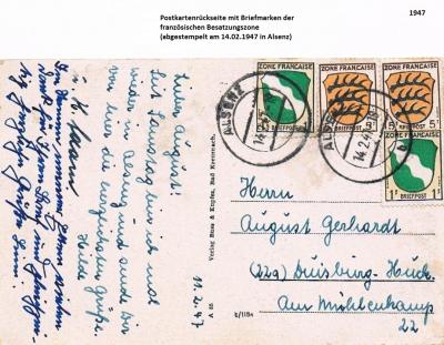 Vorschaubild: 1947 - Briefmarken der französischen Besatzungszone