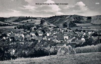 Vorschaubild: 1935 - Blick aus Richtung Grasweg