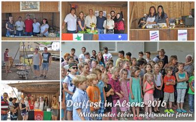 Vorschaubild: Dorffest in Alsenz 2016 - Miteinander leben - miteinander feiern