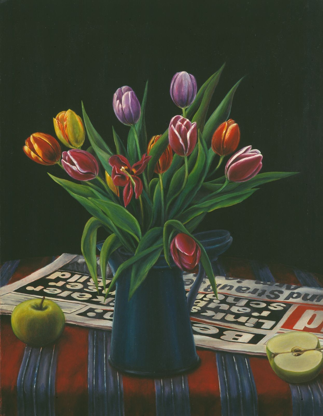&Ouml;l auf Lwd. 80 x 80 cm.   1976 / 80 