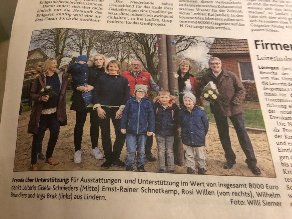 Bild: Zeitungsartikel