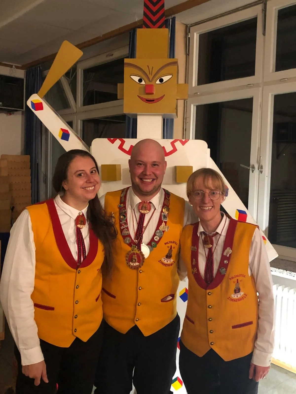 Bild: Vorstandsteam Rosa Geremia, Jonas Buser, Angelika Schmidle