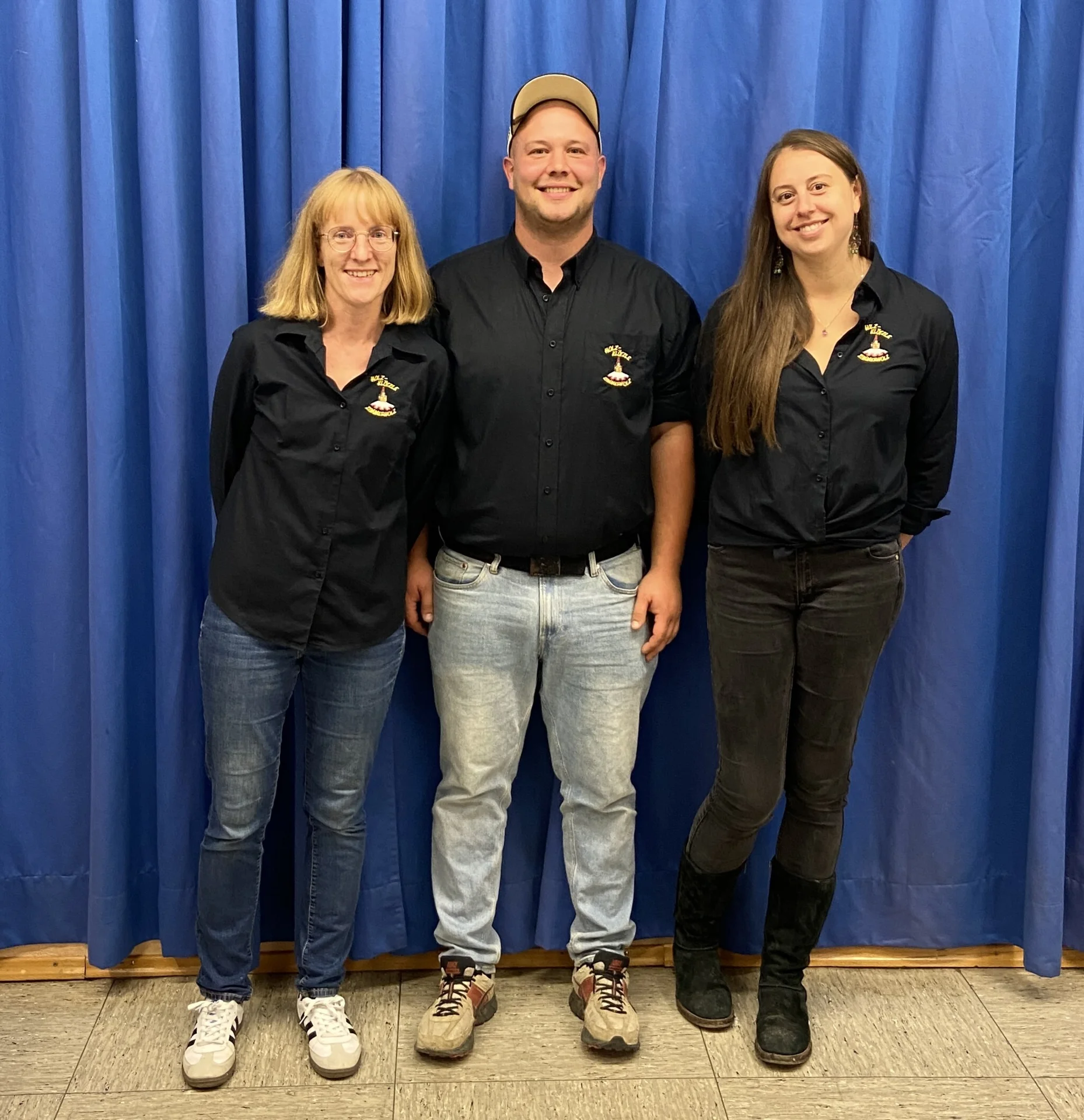 Bild: Vorstandsteam Angelika Schmidle, Jonas Buser, Rosa Geremia