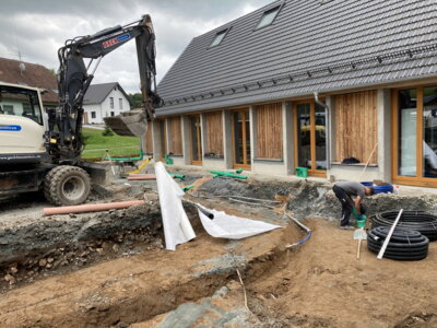 Vorschaubild: DPl 2024-05-29: Tiefbau vor der Dorfscheune