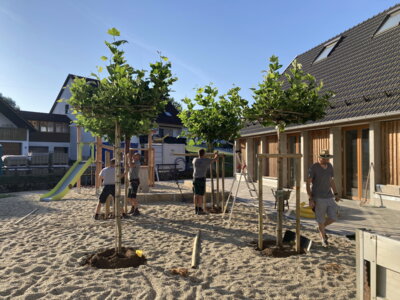 Vorschaubild: DPl 2024-07-31: Die Dorflaube entsteht