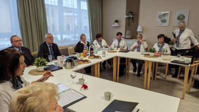 Vorschaubild: Einsingen zum Auftritt im Seniorenheim
