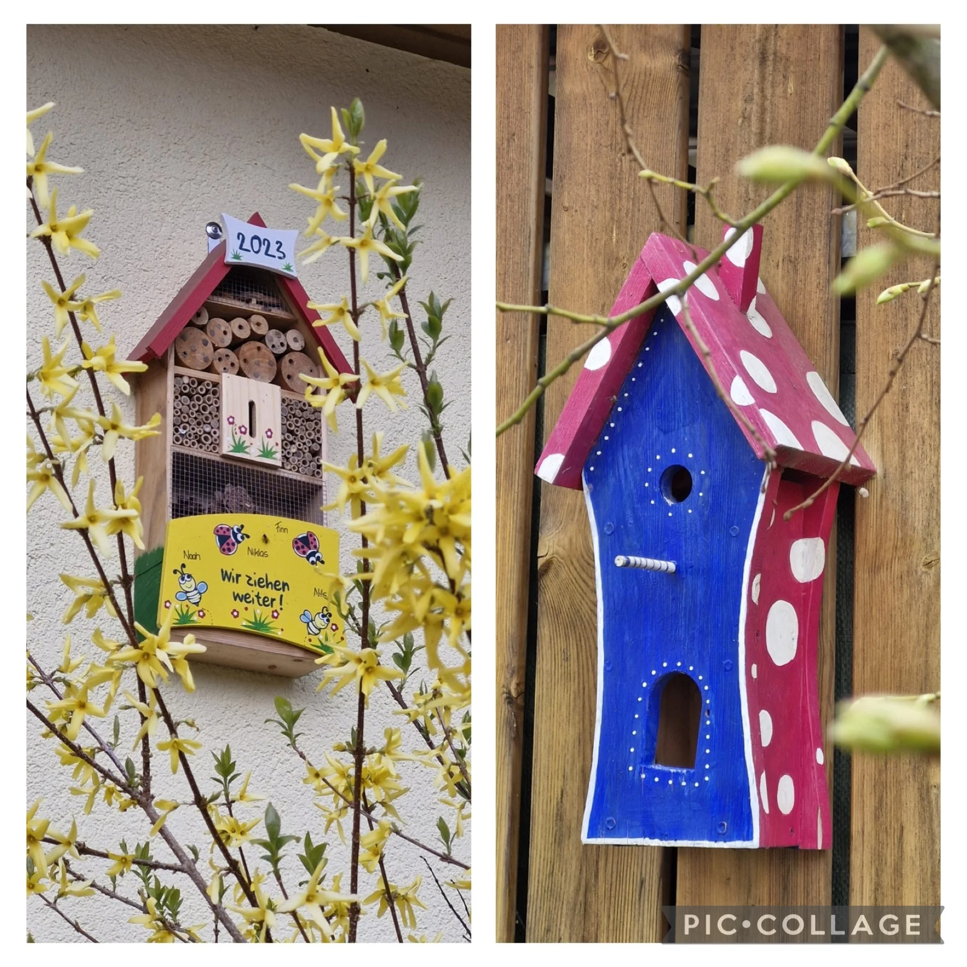 Insektenhotels  (Bild vergr&ouml;&szlig;ern)