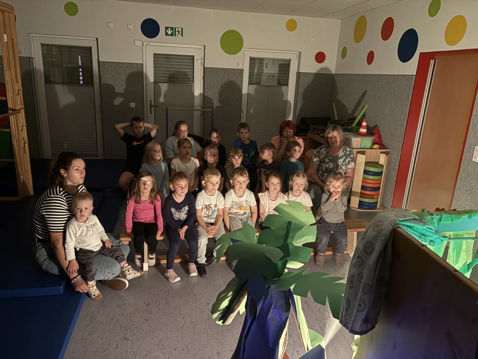 Puppentheater im Dschungelprojekt  (Bild vergr&ouml;&szlig;ern)